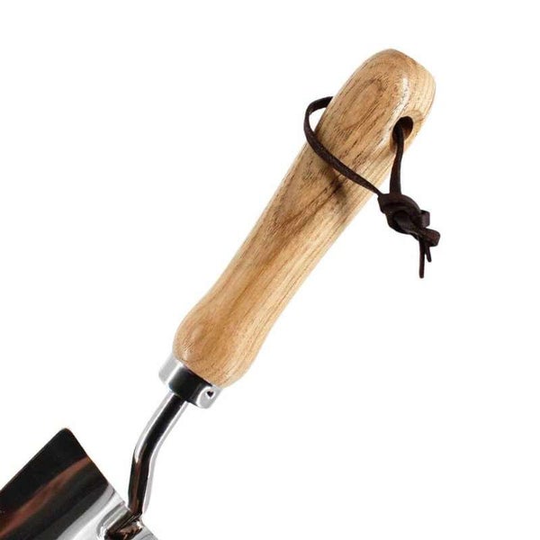 Blumenkelle (Edelstahl) mit Holzgriff