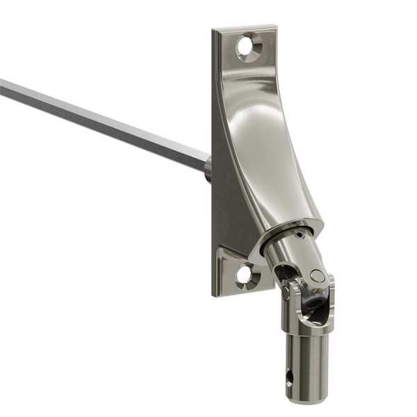 Metallgelenk mit Wandhalterung für Handlauf