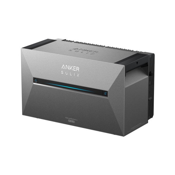 Anker Solix Solarbank 2 Pro Solarspeicher für Balkonkraftwerke mit LED Statusanzeige.