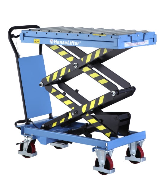 Scherenhubwagen mit Rollenbahn von HanseLifter