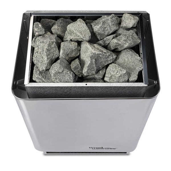 Sauna-Set EOS 34.A 6 kW Saunaofen mit Steuerung Sentiotec K2 und Steine time4wellness Edition