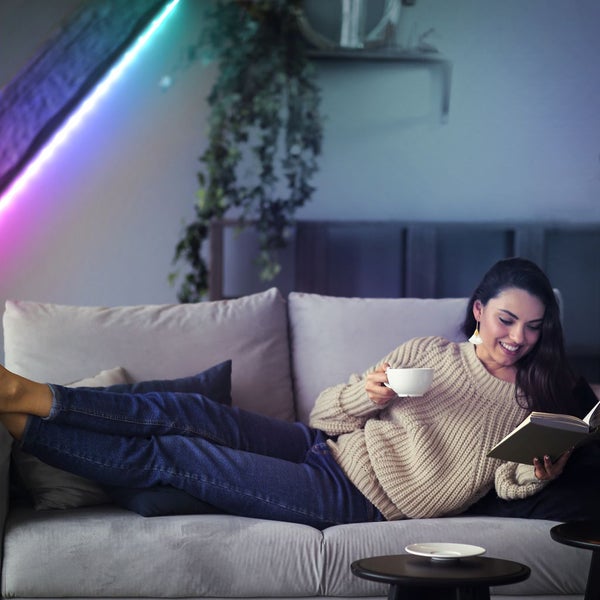 LED Streifen 5 m - smart, dimmbar, Farbwechsel, Sprachsteuerung, Magic RGB