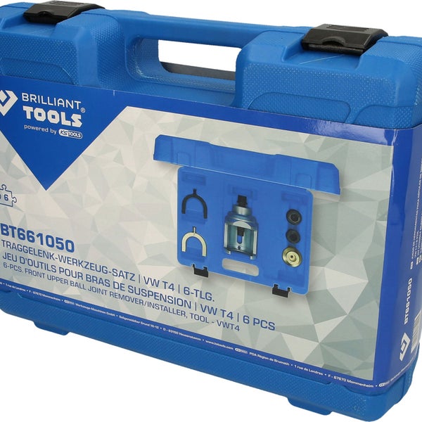 Brilliant Tools Traggelenk Werkzeugsatz für VW T4 im Werkzeugkoffer