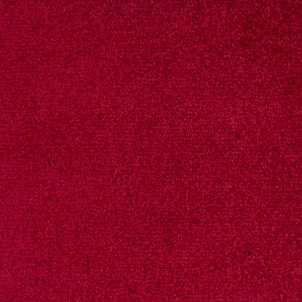 Velours Teppichboden als Fliesen in 50x50 cm Selbstliegende Teppichfliesen rot für Schlafzimmer und Wohnzimmer Velour Teppich Fliesen flauschig