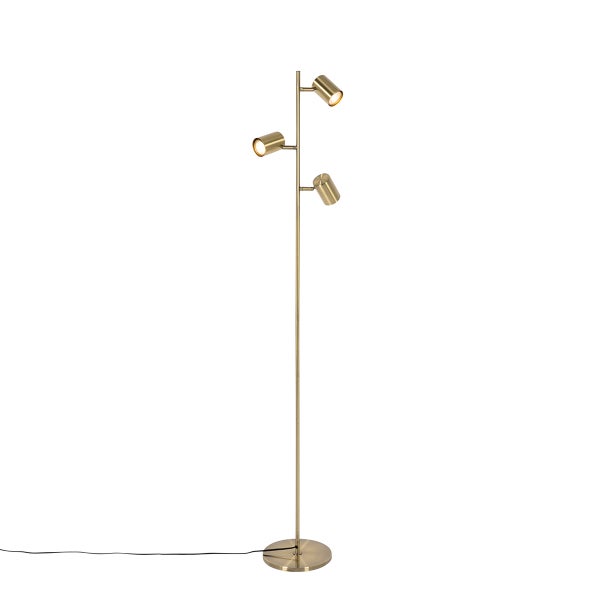 Moderne Stehleuchte Bronze 3-flammig - Jeana