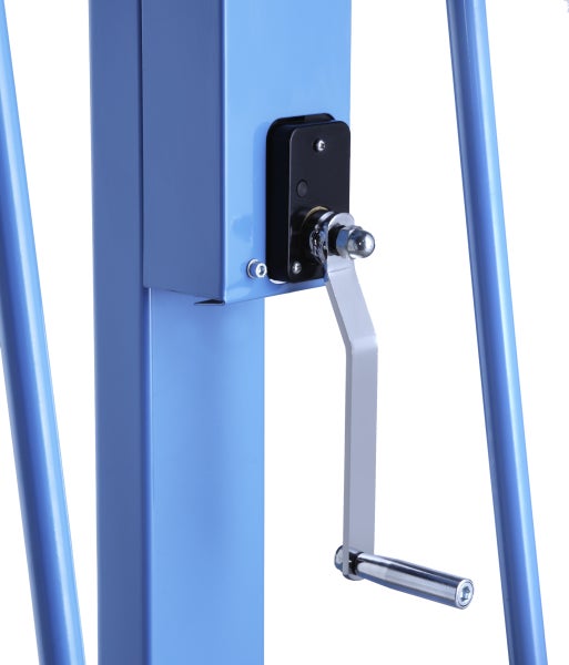 Detailansicht Hebelmechanismus einer Hebebühne