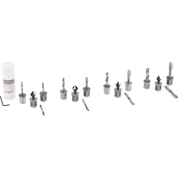 Fein Gewindebohrer-Set Typ B DIN 352 ISO 13 M6 / M8 / M10 / M12 in L-Boxx - 33901680410