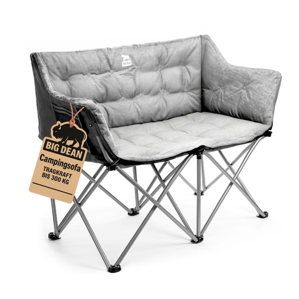 Campingsofa mit Metallgestell und gepolsterter Sitzfläche