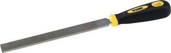 Flachstumpffeile mit ergonomischem Mehrkomponentengriff für präzise Metallbearbeitung und handwerkliche Anwendungen
