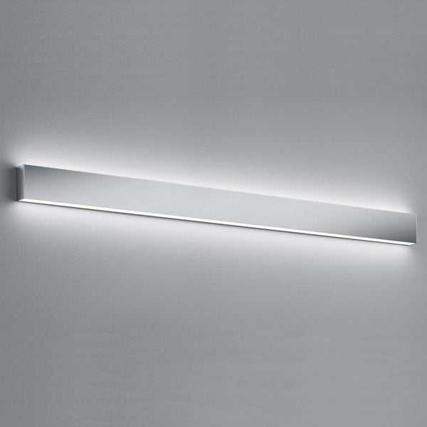 LED Wandleuchte Vis in Chrom und Transparent-satiniert 48W 3090lm IP44 1500mm