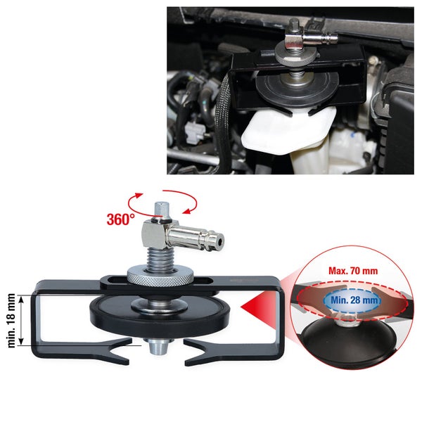 Bremsflüssigkeitsbehälter Adapter zum Entlüften von Bremsen
