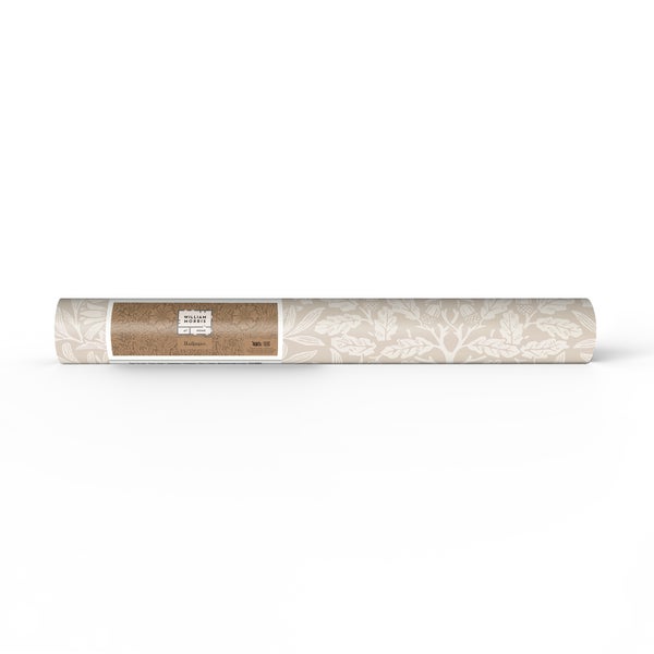 Eine Rolle Tapete mit Naturmotiv aus Blättern und Blumen aus der William Morris At Home Kollektion.