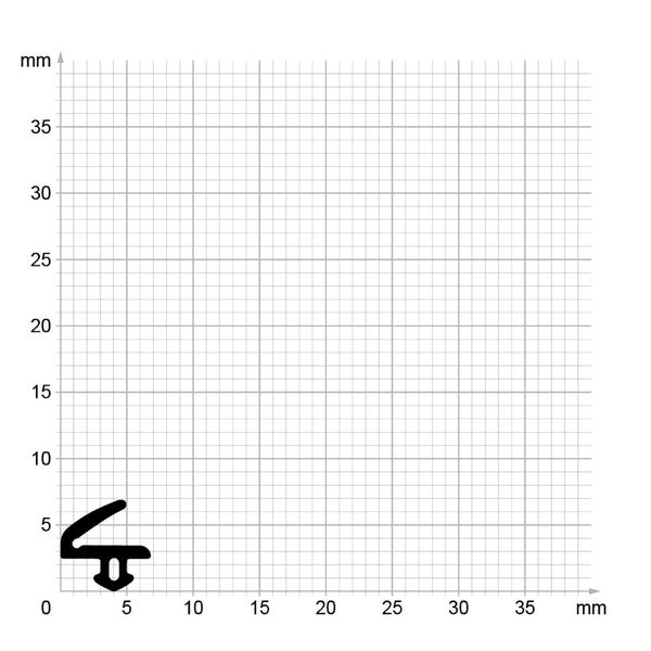 DIWARO. | Lippendichtung LP494 | schwarz | 5 Meter