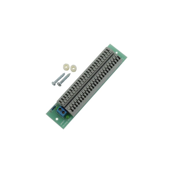 Onpira Verteiler W2x24 Leiterplatte mit zweiundzwanzig Klemmen sowie Befestigungsschrauben und Unterlegscheiben zur elektrischen Installation