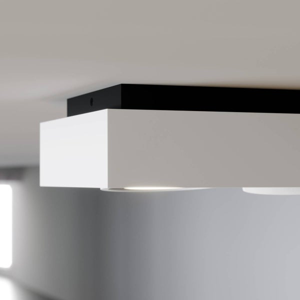 Deckenleuchte mit rechteckigem Design