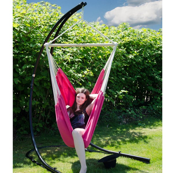 XXL Hängesessel Relaxsessel 185x130cm bis 150kg Orchideenfarben