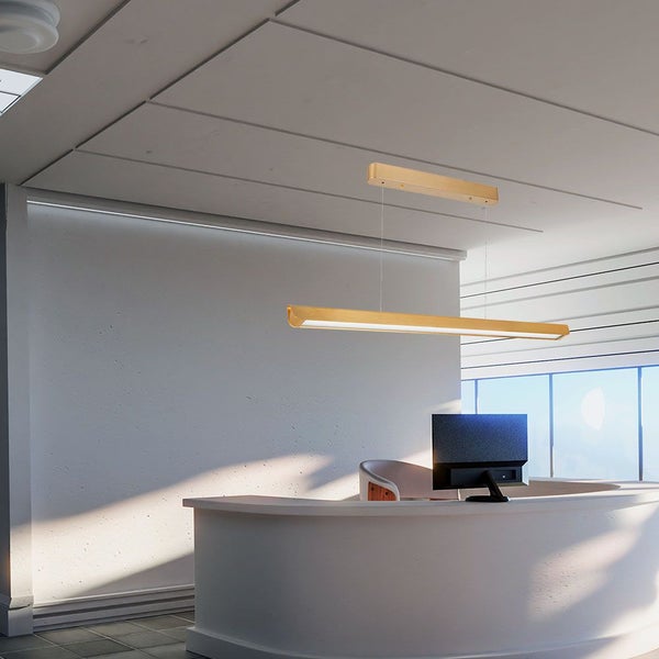 V-TAC VT-7-35-G - Linearleuchten - 3 IN 1 Linearleuchte - Samsung - IP20 - Gold - 36 Watt - 2880