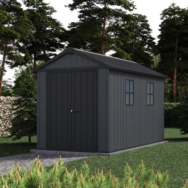 Keter Newton plus 7511 Gartenhaus - 350x230x246cm - Grau