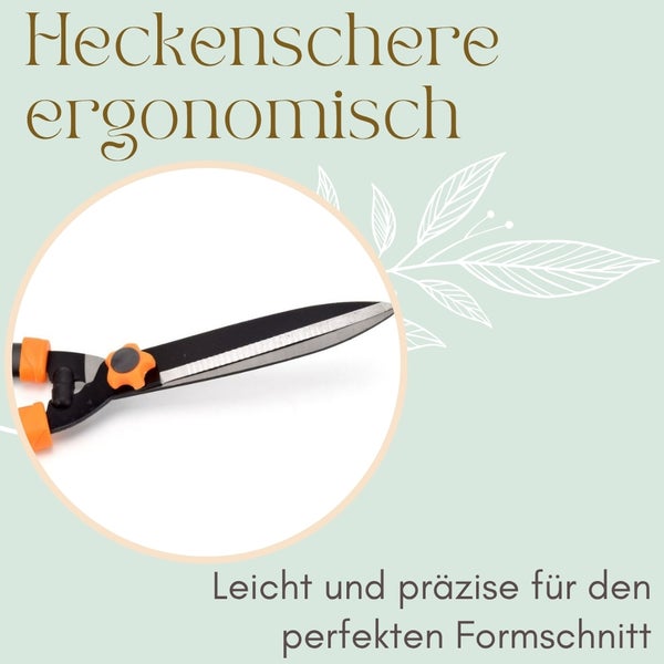 Ergonomische Heckenschere für einen präzisen Formschnitt