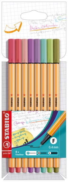 STABILO Fineliner point 88® 8er Set