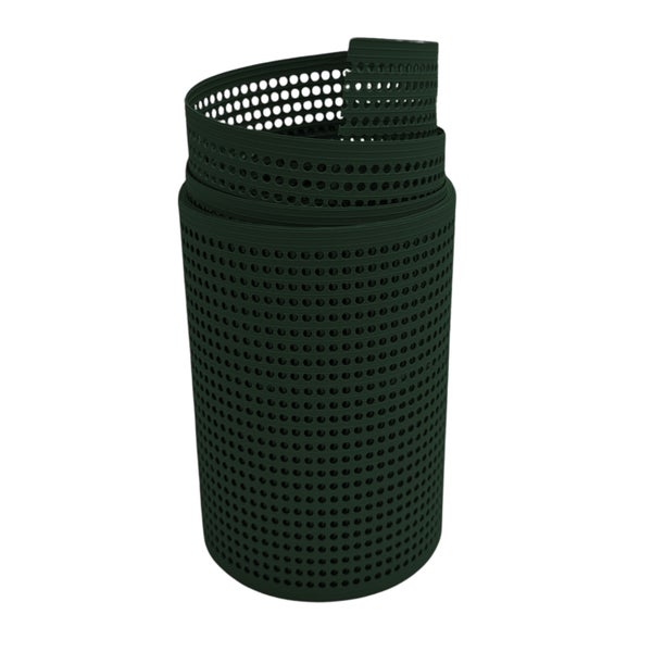 Drainagematte aus Kunststoff aufgerollt