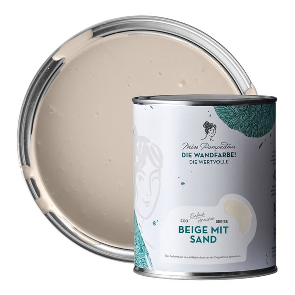 MissPompadour Beige with Sand - The Functional Wall Paint 1L