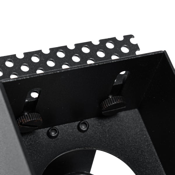 Set mit 6 Einbaustrahlern schwarz GU10 50mm randlos - Oneon
