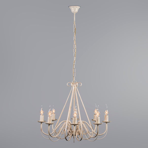 Kronleuchter mit acht Armen und Kettenaufhängung