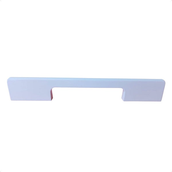 Möbelgriff Stangengriff Seattle lochabstand  128 mm Aluminium Weiß Set 10