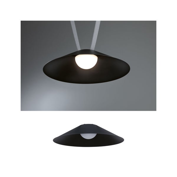 ULine LED Pendelleuchte Cone 560lm 12W 350mm 3000K Schwarz