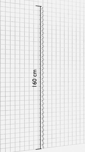 Spirale - Länge: 160 cm