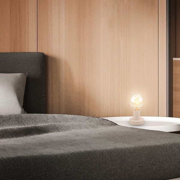 Tischlampe Tischleuchte Wohnzimmer Schlafzimmer Kabelschalter Flur Retro