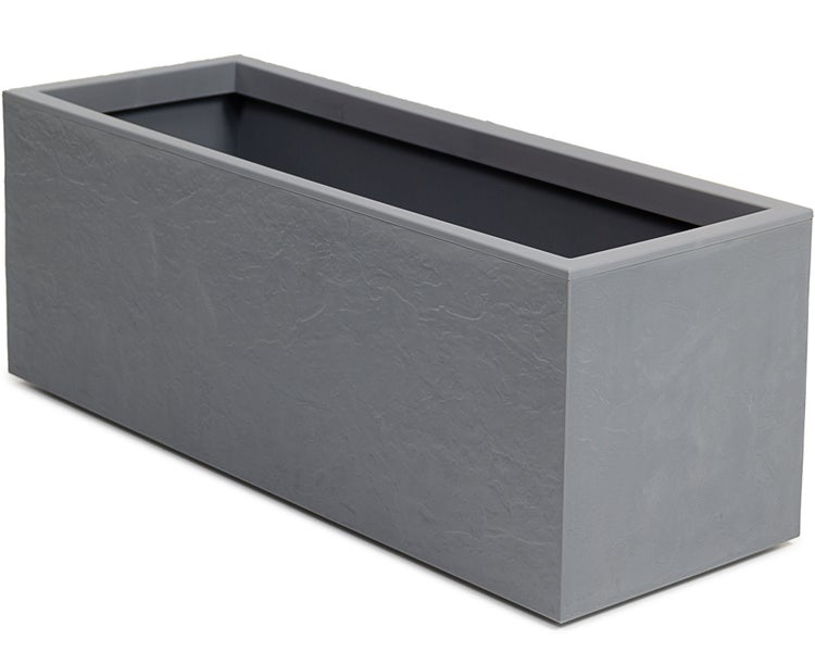 Ondis24 Pflanzkübel Vulkan 57 L grau, Blumentopf, Pflanzgefäß