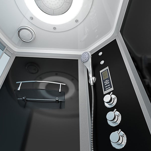 Wanne Dusche Kombination sw K55-R33 100x170
