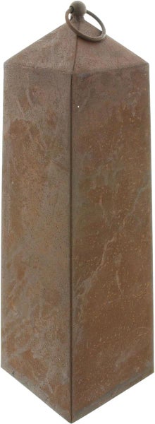 Dekoleidenschaft Kerzenhalter Rostlaterne aus Metall, 40 cm hoch, Gartenlaterne mit Echtrost Finish, Windlicht, Laterne