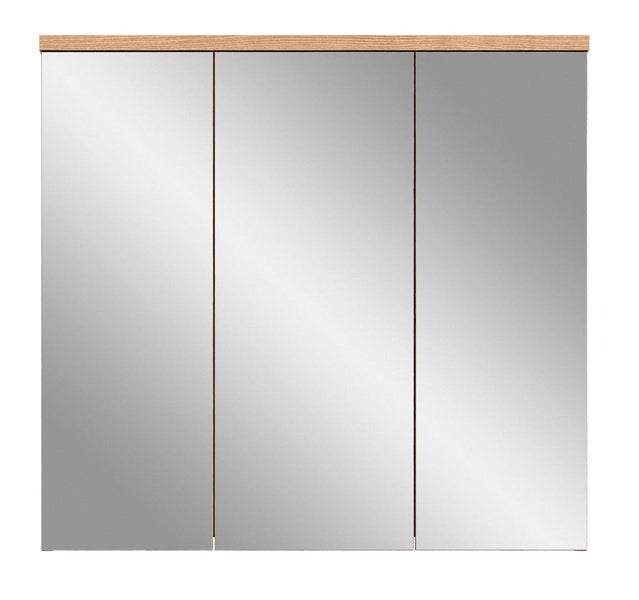 Xonox.home Spiegelschrank Grado 75 x 20 x 80 cm nox oak 3-türig