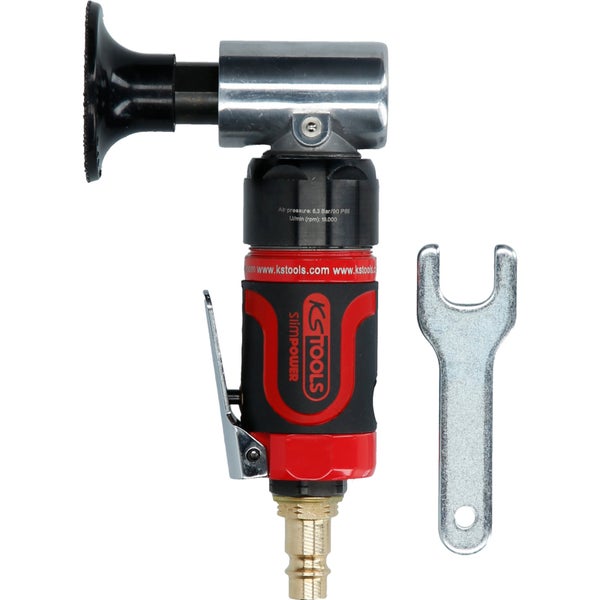 KS Tools Druckluft-Winkelschleifer mit Maulschlüssel