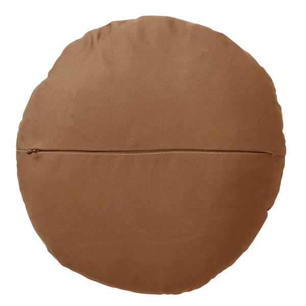 Sol Outdoor Kissen - Ø40 cm Braun - Mit Reißverschluss