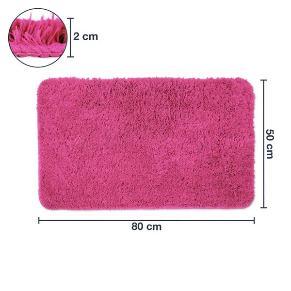 Badematte Florenz Pink 50 x 80 cm 1 St.