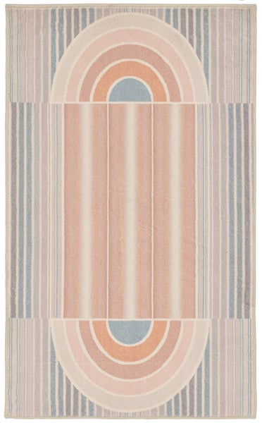 Farbenfrohe weiche Badematte Ariella Bunt 70x120 cm