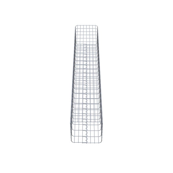 Gabionensäule 37 x 37 cm, MW 5 x 10 cm eckig - Höhe: 2,20 m