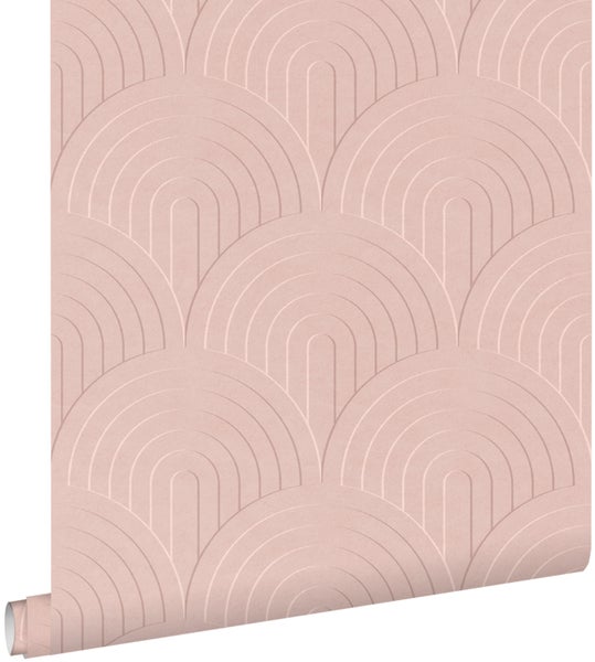 ESTAhome Tapete 3D Muster Rosa - 50 x 900 cm - 131108