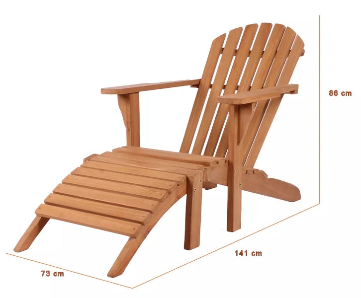 Liegesessel Adirondack Montreal Teak
