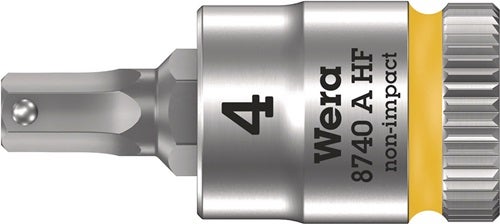 Wera Steckschlüsseleinsatz 8740 A HF 1/4 SW 4 mm Länge 28 mm - 5003333001