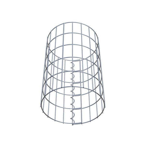 Gabionensäule Durchmesser 32 cm, MW 5 x 10 cm rund - Höhe: 0,50 m
