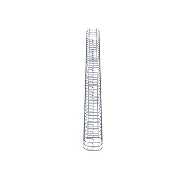 Gabionensäule 17 x 17 cm, MW 5 x 5 cm eckig - Höhe: 2,10 m
