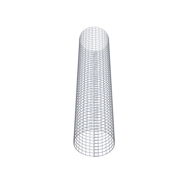 Gabionensäule Durchmesser 47 cm MW 5 x 5 cm rund - Höhe: 220 cm
