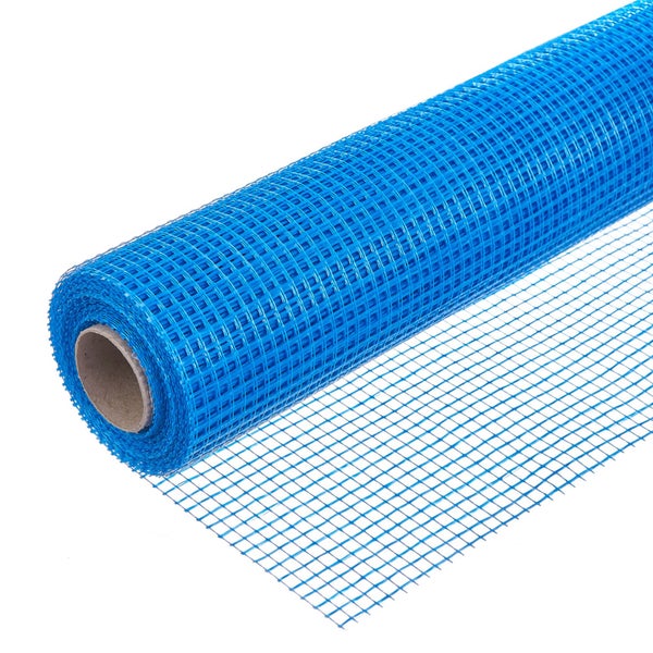 Rolle blaues Armierungsgewebe aus Glasfaser für Putz- und Fassadenarbeiten