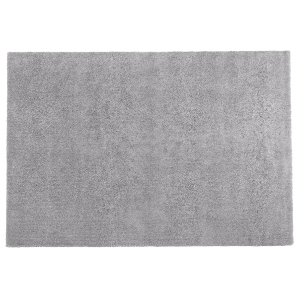 Teppich hellgrau 140 x 200 cm Shaggy DEMRE