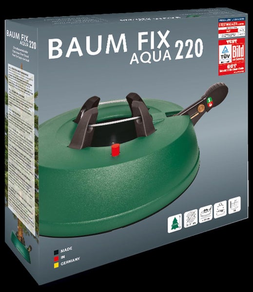 Verpackung eines Baum Fix Aqua 220 Christbaumständers